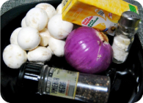 Salsa de champiñones ingredientes