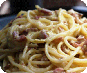 Espaguetis carbonara